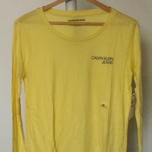NWT! Calvin Klein, long sleeve T